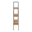 Finch Morris A-Frame Wood & Metal Bookshelf in Natural and Black