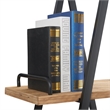 Finch Morris A-Frame Wood & Metal Bookshelf in Natural and Black
