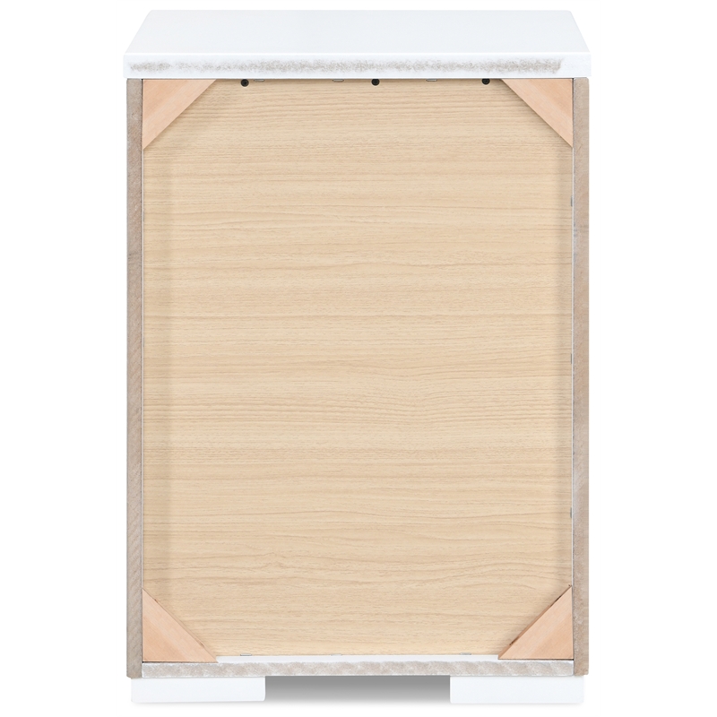 Finch Belmont 3 Drawer Nightstand White