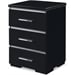 Black/3 Drawer