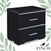 Black/2 Drawer