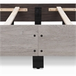 ClickDecor Kenton Platform King Bed in Light Gray