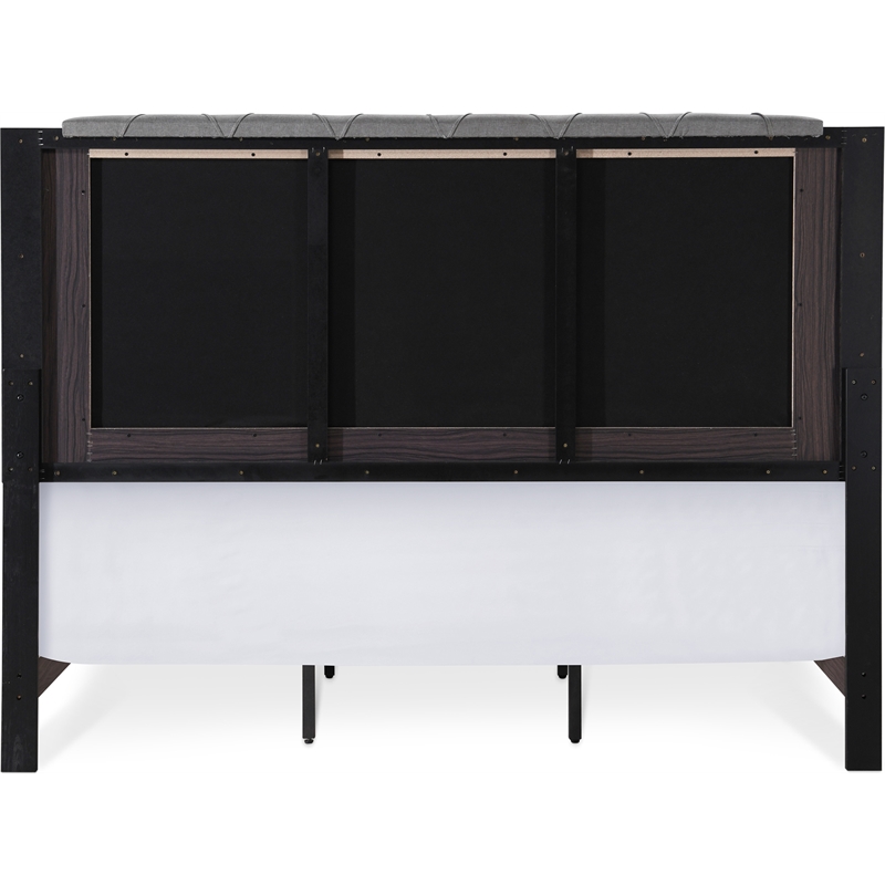 ClickDecor Kenton Platform King Bed in Light Gray