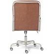 Finch Franklin Modern Leather Desk Chair Brown