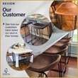 Finch Landon Bar Stool in Brown (Set of 2)