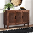 Finch Sawyer Solid Ash Wood Frame 3-Doors Cabinet in Brown