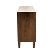 Finch Sawyer Solid Ash Wood Frame 3-Doors Cabinet in Brown
