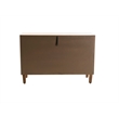 Finch Sawyer Solid Ash Wood Frame 3-Doors Cabinet in Brown