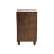 Finch Sawyer 3-Drawers Solid Ash Wood Frame Cabinet in Brown