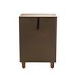 Finch Sawyer 3-Drawers Solid Ash Wood Frame Cabinet in Brown