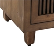 Finch Sawyer 3-Drawers Solid Ash Wood Frame Cabinet in Brown