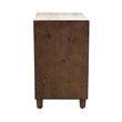 Finch Sawyer 2-Drawers Solid Ash Wood Frame Cabinet in Brown