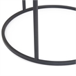 Finch Gramercy Round Mirrored Side Table Black