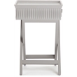 Finch Ashby Bedside Table with Drawer Gray