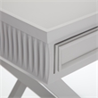 Finch Ashby Bedside Table with Drawer Gray