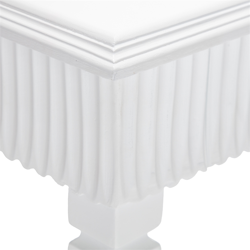 Finch Atwood Side Table with Drawer White