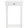 Finch Atwood Side Table with Drawer White