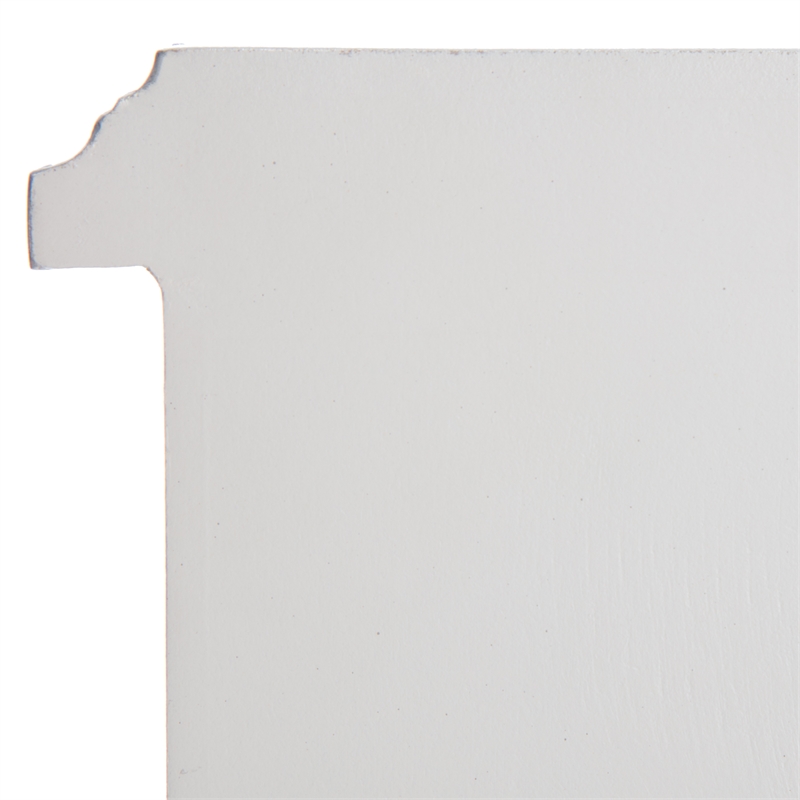 Finch Charleston End Table Nightstand with Drawers Cream White Gray