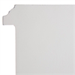Finch Charleston End Table Nightstand with Drawers Cream White Gray