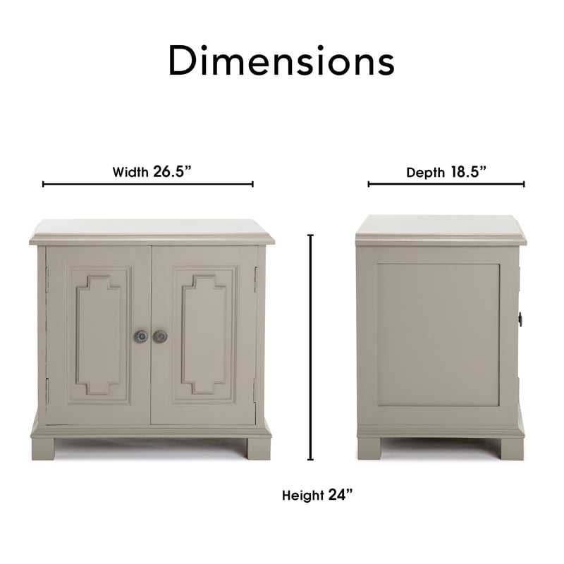 Finch Ellison Storage Cabinet Gray