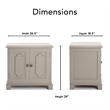 Finch Ellison Storage Cabinet Gray