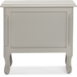 Finch Maslow Side Table with Two Drawers Gray