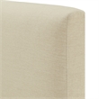 Finch Maxwell Storage Bed with Adjustable Height Headboard King Size Beige