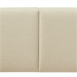 Finch Maxwell Storage Bed with Adjustable Height Headboard Queen Size Beige