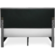 Finch Maxwell Storage Bed with Adjustable Height Headboard Queen Size Dark Gray
