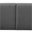 Finch Maxwell Storage Bed with Adjustable Height Headboard Queen Size Dark Gray