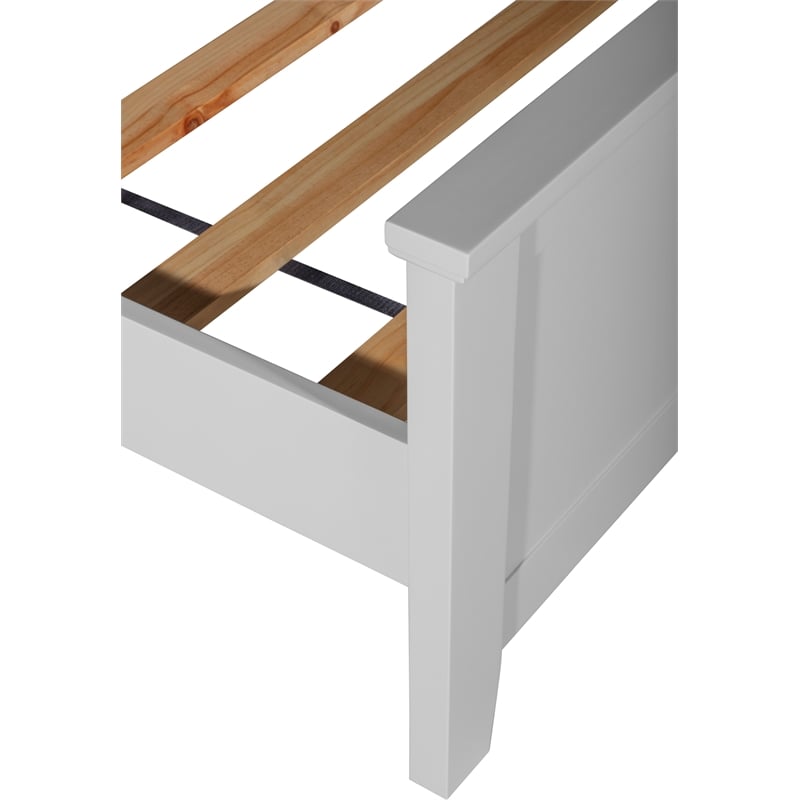Finch Westport Solid Wood Platform Bed Frame King Size in Gray