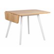 Universal Expert Abacus Extendable Dining Table Modern Oak and White