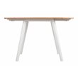 Universal Expert Abacus Extendable Dining Table Modern Oak and White