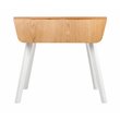 Universal Expert Abacus Extendable Dining Table Modern Oak and White