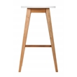 Universal Expert Abacus Barstool Modern Oak and White