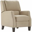 ClickDecor Bristol Push Back Recliner Chair Sand