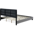 ClickDecor Hudson Upholstered Bed King Gray