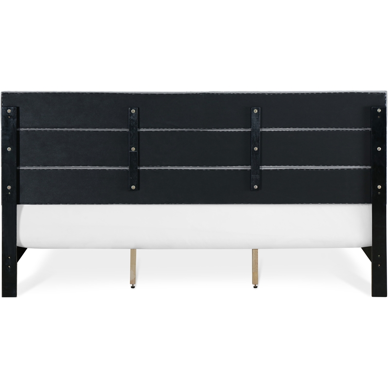 ClickDecor Hudson Upholstered Bed King Gray