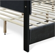 ClickDecor Hudson Leather Bed King Black