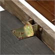 ClickDecor Wesley Extendable Dining Table Brown