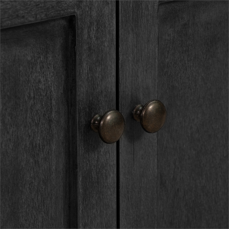 ClickDecor Nelson Storage Cabinet Dark Gray