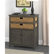 ClickDecor Nelson Storage Cabinet Dark Gray