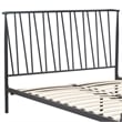 Adore Decor Stella Black Metal Queen Bed