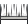 Adore Decor Stella Black Metal Queen Bed