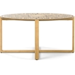Adore Decor Dahlia Coffee Table Natural