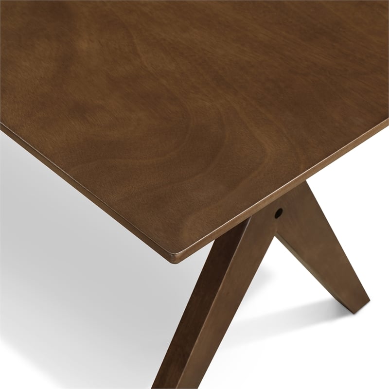 Adore Decor Lukas Farmhouse Wood Coffee Table in Brown