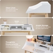Adore Decor Alton Desk White