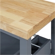 ClickDecor Anson Kitchen Cart Gray