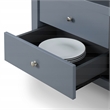 ClickDecor Anson Kitchen Cart Gray