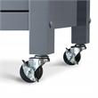 ClickDecor Anson Kitchen Cart Gray